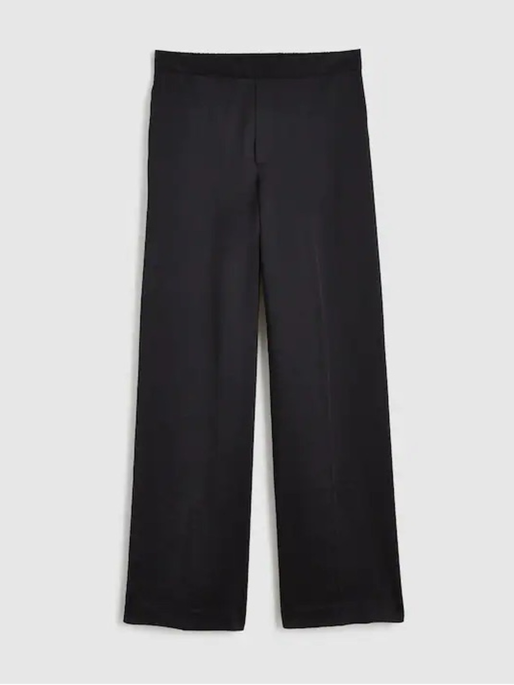 Madewell The Easy Pull-On Pant in Satin Black Sz Small NWT